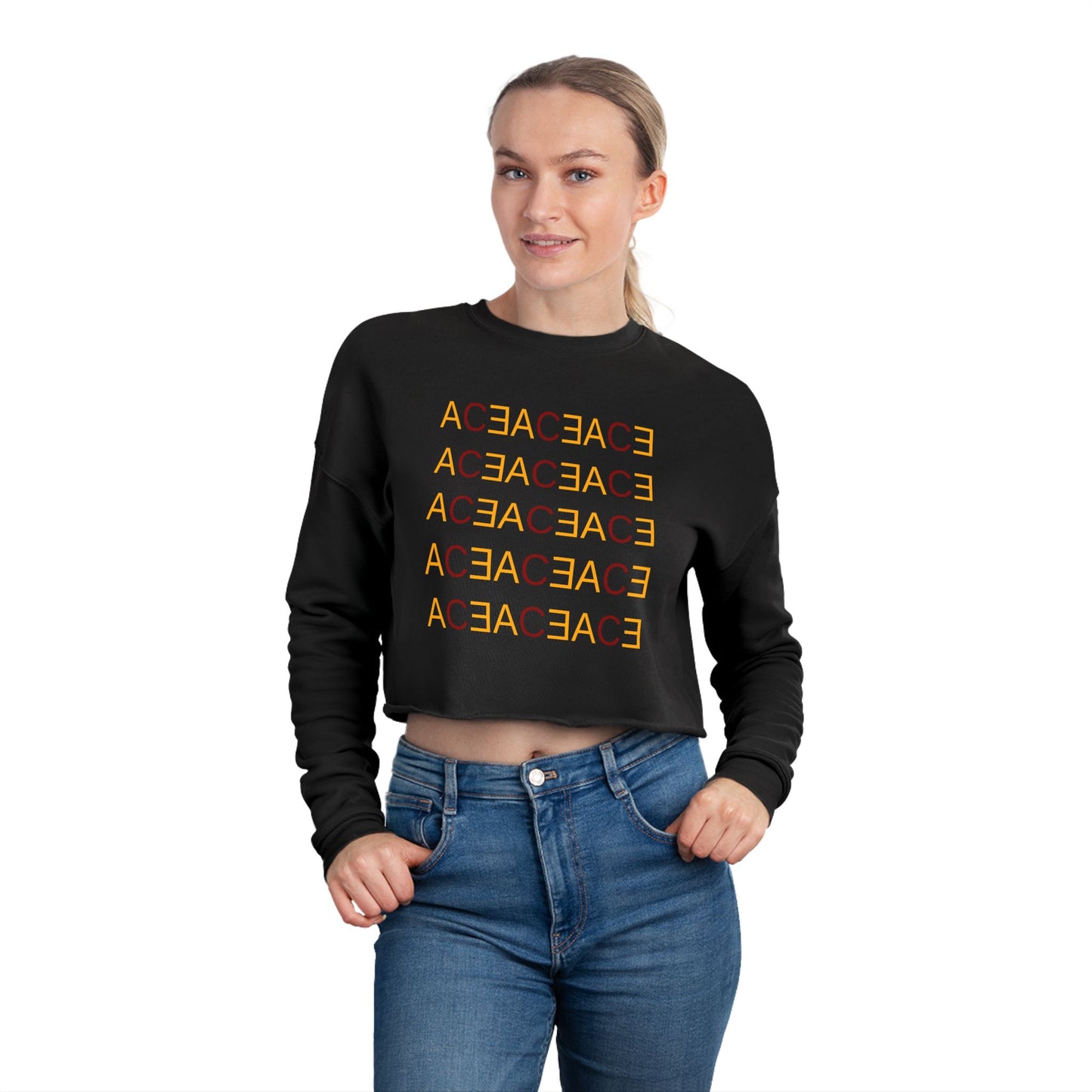 ACE Vibes Women's Cropped Sweatshirt